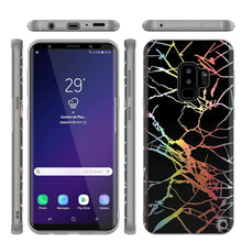 Load image into Gallery viewer, Punkcase Galaxy S9+ Marble Case, Protective Full Body Cover W/PunkShield Screen Protector (Black Mirage) 
