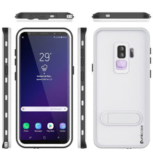 Charger l&#39;image dans la galerie, Galaxy S9 Plus Waterproof Case, Punkcase [KickStud Series] Armor Cover [WHITE] (Color in image: White)
