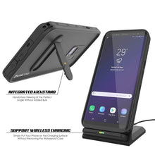 Charger l&#39;image dans la galerie, Galaxy S9 Plus Waterproof Case, Punkcase [KickStud Series] Armor Cover [BLACK] (Color in image: Light Blue)
