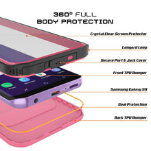 Charger l&#39;image dans la galerie, Galaxy S9 Plus Waterproof Case, Punkcase [KickStud Series] Armor Cover [PINK] (Color in image: Green)

