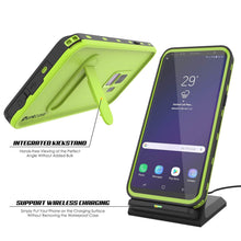Charger l&#39;image dans la galerie, Galaxy S9 Plus Waterproof Case, Punkcase [KickStud Series] Armor Cover [LIGHT GREEN] (Color in image: Teal)
