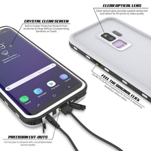 Charger l&#39;image dans la galerie, Galaxy S9 Plus Waterproof Case, Punkcase [KickStud Series] Armor Cover [WHITE] (Color in image: Black)

