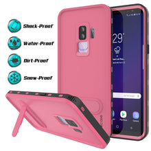 Charger l&#39;image dans la galerie, Galaxy S9 Plus Waterproof Case, Punkcase [KickStud Series] Armor Cover [PINK] (Color in image: Teal)
