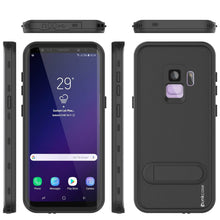 Charger l&#39;image dans la galerie, Galaxy S9 Waterproof Case, Punkcase [KickStud Series] Armor Cover [BLACK] (Color in image: Black)
