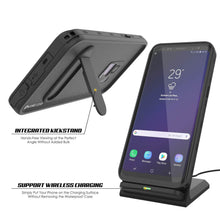 Charger l&#39;image dans la galerie, Galaxy S9 Waterproof Case, Punkcase [KickStud Series] Armor Cover [BLACK] (Color in image: Light Green)
