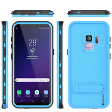 Charger l&#39;image dans la galerie, Galaxy S9 Waterproof Case, Punkcase [KickStud Series] Armor Cover [LIGHT BLUE] (Color in image: Light Blue)
