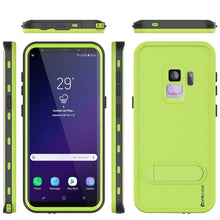 Charger l&#39;image dans la galerie, Galaxy S9 Waterproof Case, Punkcase [KickStud Series] Armor Cover [LIGHT GREEN] (Color in image: Green)
