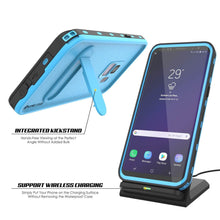 Charger l&#39;image dans la galerie, Galaxy S9 Waterproof Case, Punkcase [KickStud Series] Armor Cover [LIGHT BLUE] (Color in image: Teal)
