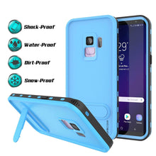 Charger l&#39;image dans la galerie, Galaxy S9 Waterproof Case, Punkcase [KickStud Series] Armor Cover [LIGHT BLUE] (Color in image: Pink)
