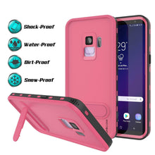 Charger l&#39;image dans la galerie, Galaxy S9 Waterproof Case, Punkcase [KickStud Series] Armor Cover [PINK] (Color in image: White)
