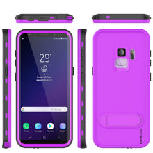 Charger l&#39;image dans la galerie, Galaxy S9 Waterproof Case, Punkcase [KickStud Series] Armor Cover [PURPLE] (Color in image: Purple)
