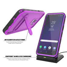 Charger l&#39;image dans la galerie, Galaxy S9 Waterproof Case, Punkcase [KickStud Series] Armor Cover [PURPLE] (Color in image: Light Green)
