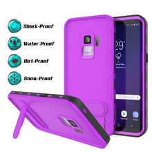 Charger l&#39;image dans la galerie, Galaxy S9 Waterproof Case, Punkcase [KickStud Series] Armor Cover [PURPLE] (Color in image: Light Blue)
