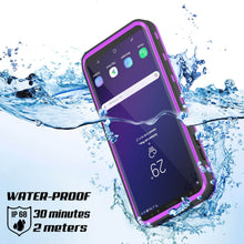 Charger l&#39;image dans la galerie, Galaxy S9 Waterproof Case, Punkcase [KickStud Series] Armor Cover [PURPLE] (Color in image: White)
