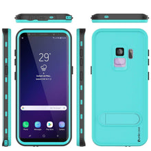Charger l&#39;image dans la galerie, Galaxy S9 Waterproof Case, Punkcase [KickStud Series] Armor Cover [TEAL] (Color in image: Teal)
