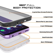 Charger l&#39;image dans la galerie, Galaxy S9 Waterproof Case, Punkcase [KickStud Series] Armor Cover [WHITE] (Color in image: Red)
