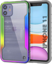 Charger l&#39;image dans la galerie, Punkcase iPhone 12 Mini ravenger Case Protective Military Grade Multilayer Cover [Rainbow] (Color in image: Rainbow)
