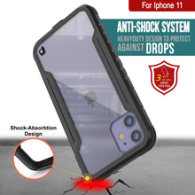 Charger l&#39;image dans la galerie, Punkcase iPhone 11 ravenger Case Protective Military Grade Multilayer Cover [Black] (Color in image: Rose-Gold)
