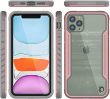 Charger l&#39;image dans la galerie, Punkcase iPhone 12 Pro ravenger Case Protective Military Grade Multilayer Cover [Rose-Gold] 
