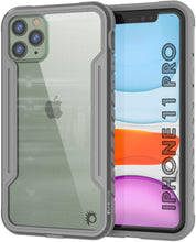 Charger l&#39;image dans la galerie, Punkcase iPhone 12 Pro ravenger Case Protective Military Grade Multilayer Cover [Grey] (Color in image: Grey)
