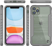 Charger l&#39;image dans la galerie, Punkcase iPhone 12 Pro ravenger Case Protective Military Grade Multilayer Cover [Grey] 
