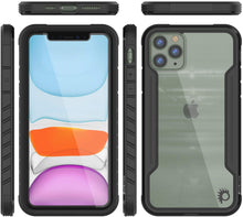 Charger l&#39;image dans la galerie, Punkcase iPhone 12 Pro ravenger Case Protective Military Grade Multilayer Cover [Black] 
