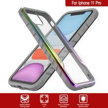Charger l&#39;image dans la galerie, Punkcase iPhone 12 Pro ravenger Case Protective Military Grade Multilayer Cover [Rainbow] (Color in image: Rose-Gold)
