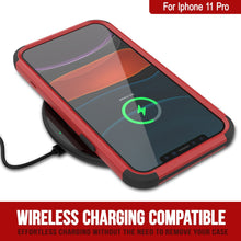 Charger l&#39;image dans la galerie, Punkcase for iPhone 11 Pro Belt Clip Multilayer Holster Case [Patron Series] [Red-Black] 
