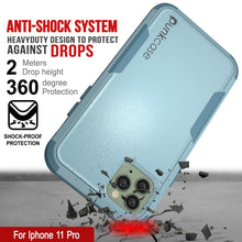 Charger l&#39;image dans la galerie, Punkcase for iPhone 11 Pro Belt Clip Multilayer Holster Case [Patron Series] [Mint] (Color in image: Black)
