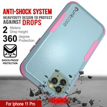 Charger l&#39;image dans la galerie, Punkcase for iPhone 11 Pro Belt Clip Multilayer Holster Case [Patron Series] [Mint-Pink] (Color in image: Mint)
