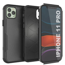 Charger l&#39;image dans la galerie, Punkcase for iPhone 11 Pro Belt Clip Multilayer Holster Case [Patron Series] [Black] 
