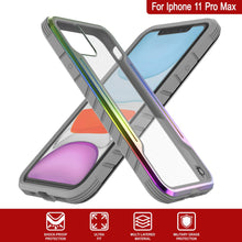 Charger l&#39;image dans la galerie, Punkcase iPhone 12 Pro Max ravenger Case Protective Military Grade Multilayer Cover [Rainbow] (Color in image: Rose-Gold)
