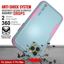 Charger l&#39;image dans la galerie, Punkcase for iPhone 11 Pro Max Belt Clip Multilayer Holster Case [Patron Series] [Mint-Pink] (Color in image: Mint)
