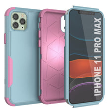 Charger l&#39;image dans la galerie, Punkcase for iPhone 11 Pro Max Belt Clip Multilayer Holster Case [Patron Series] [Mint-Pink] 
