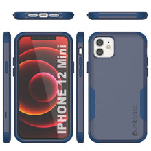 Charger l&#39;image dans la galerie, Punkcase for iPhone 12 Mini Belt Clip Multilayer Holster Case [Patron Series] [Navy] (Color in image: Mint-Pink)
