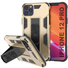 Load image into Gallery viewer, Punkcase iPhone 12 Pro Case [ArmorShield Series] Military Style Protective Dual Layer Case Gold (Color in image: Gold)
