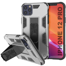 Load image into Gallery viewer, Punkcase iPhone 12 Pro Case [ArmorShield Series] Military Style Protective Dual Layer Case Silver (Color in image: Silver)
