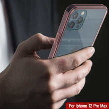 Charger l&#39;image dans la galerie, iPhone 12 Pro Max Case Punkcase® LUCID 2.0 Crystal Pink Series w/ PUNK SHIELD Screen Protector | Ultra Fit (Color in image: white)

