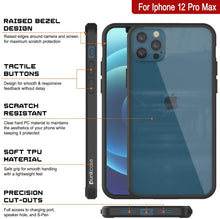 Charger l&#39;image dans la galerie, iPhone 12 Pro Max Case Punkcase® LUCID 2.0 Black Series w/ PUNK SHIELD Screen Protector | Ultra Fit (Color in image: white)
