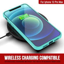 Charger l&#39;image dans la galerie, iPhone 12 Pro Max Case Punkcase® LUCID 2.0 Teal Series w/ PUNK SHIELD Screen Protector | Ultra Fit (Color in image: clear)
