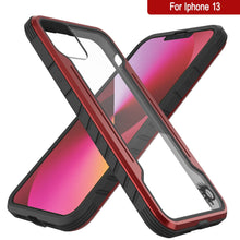 Charger l&#39;image dans la galerie, Étui de protection Punkcase Ravenger MAG pour iPhone 14, de qualité militaire, avec couche de protection multicolle [Rouge]
