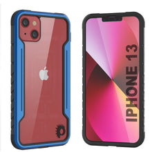 Charger l&#39;image dans la galerie, Punkcase iPhone 13 ravenger Case Protective Military Grade Multilayer Cover [Navy Blue] (Color in image: Navy Blue)
