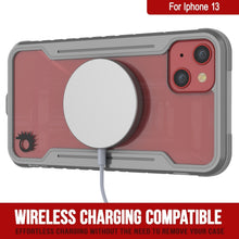 Charger l&#39;image dans la galerie, Punkcase iPhone 13 ravenger Case Protective Military Grade Multilayer Cover [Grey] (Color in image: Rainbow)
