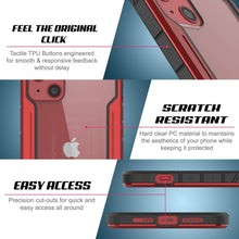 Charger l&#39;image dans la galerie, Punkcase iPhone 13 ravenger Case Protective Military Grade Multilayer Cover [Rose-Gold] (Color in image: Rainbow)
