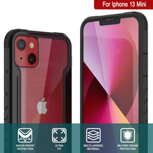 Charger l&#39;image dans la galerie, Punkcase iPhone 14 Plus Ravenger MAG Étui de défense Coque militaire protectrice à plusieurs couches [Noir]
