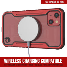 Charger l&#39;image dans la galerie, Punkcase iPhone 14 Plus Ravenger MAG Defense Case Coque Protectrice Multicouche de Qualité Militaire [Rouge]
