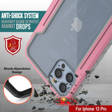 Charger l&#39;image dans la galerie, Punkcase iPhone 14 Pro Ravenger Étui de défense MAG Coque de protection de qualité militaire avec couche multiple [Rose doré]
