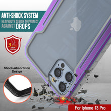 Load image into Gallery viewer, Étui de protection Punkcase iPhone 15 Pro Armor Stealth MAG Defense - Qualité militaire, à plusieurs couches - Coque de protection [Arc-en-ciel]
