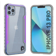 Charger l&#39;image dans la galerie, Punkcase iPhone 13 Pro ravenger Case Protective Military Grade Multilayer Cover [Rainbow] (Color in image: Rainbow)
