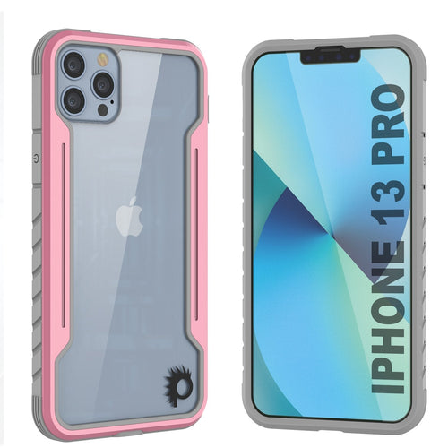 Punkcase iPhone 13 Pro ravenger Case Protective Military Grade Multilayer Cover [Rose-Gold] (Color in image: Rose-Gold)